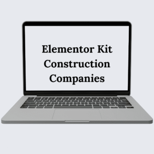 Construction Company Elementor Template Kit